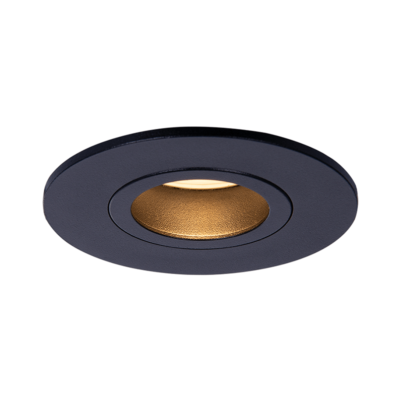 Led inbouwspot | Hessle | Mat Zwart | IP65 | 360 graden kantelbaar | Uniek - Outledtl.nl